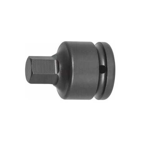 Holex Impact Hex Bit Socket, 3/4 inch Dr, 19 mm 652300 19